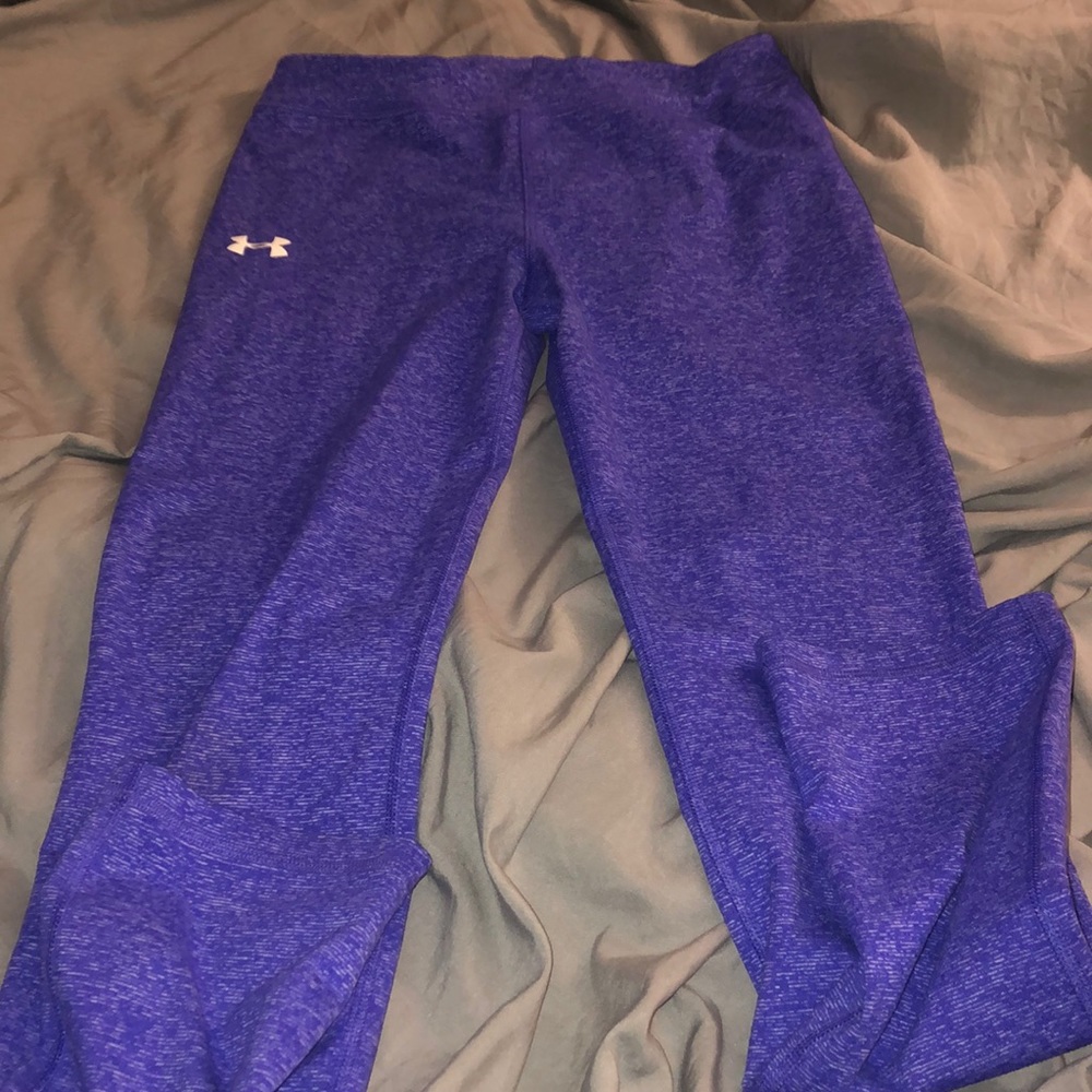 Purple under armor leggings